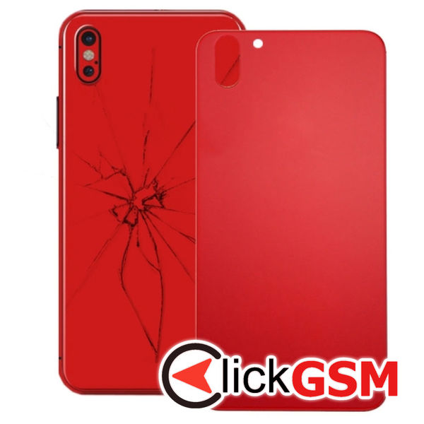 Piesa Piesa Capac Spate Red Apple Iphone X 4fxg