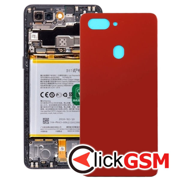 Piesa Piesa Capac Spate Red Oppo R15 1xfk