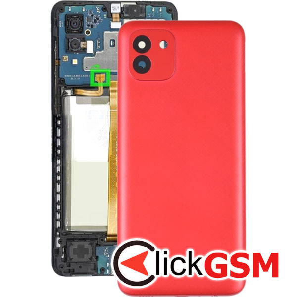 Piesa Capac Spate Red Samsung Galaxy A03 4b1r