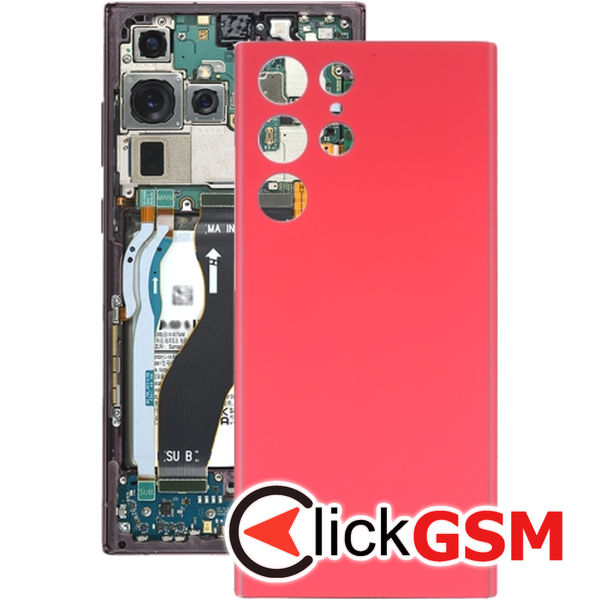 Piesa Capac Spate Red Samsung Galaxy S22 Ultra 4b2t