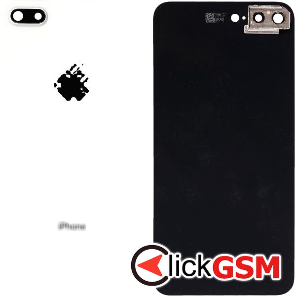 Piesa Piesa Capac Spate Silver Apple Iphone 8 Plus 46hz