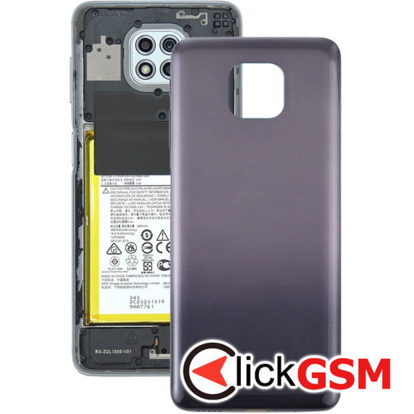 Piesa Capac Spate Silver Motorola Moto G Power 2021 22ky