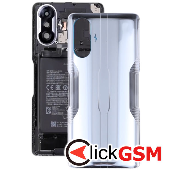 Piesa Piesa Capac Spate Silver Xiaomi Redmi K40 Gaming Edition 2w55