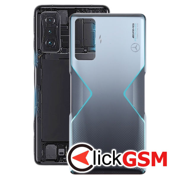 Piesa Piesa Capac Spate Silver Xiaomi Redmi K50 Gaming Edition 2v5w