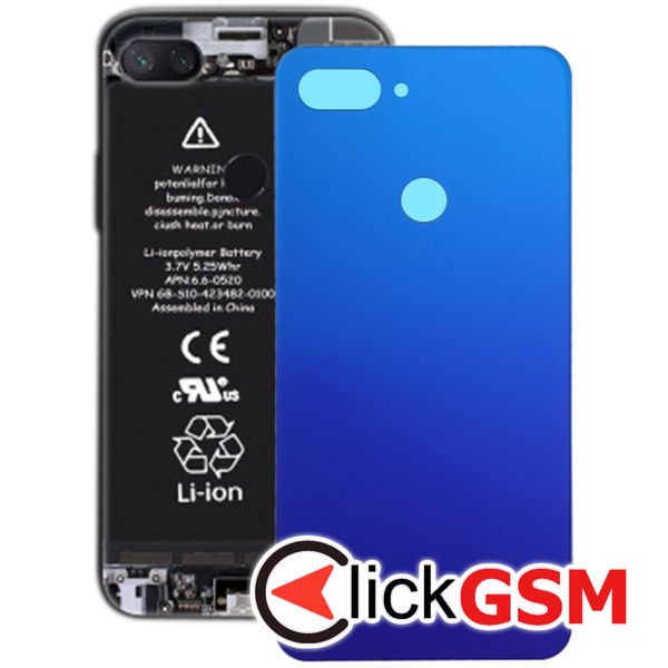 Piesa Capac Spate Twilight Blue Xiaomi Mi 8 Lite 25v6