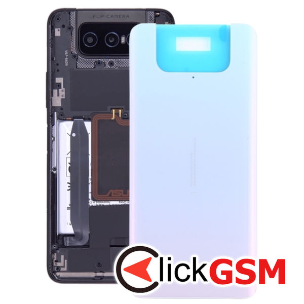 Piesa Capac Spate White Asus Zenfone 7 4n6o