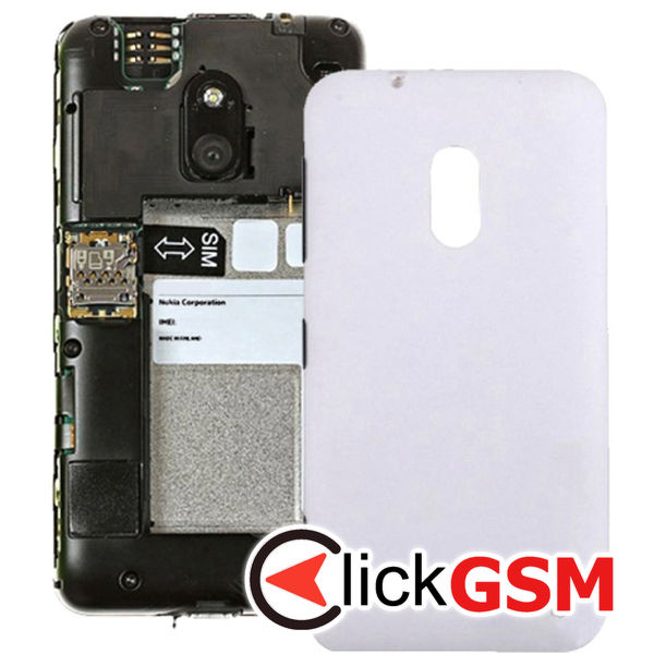 Piesa Capac Spate White Nokia Lumia 620 4npm