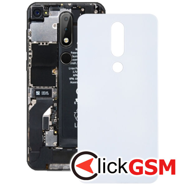 Piesa Piesa Capac Spate White Nokia X6 49g7