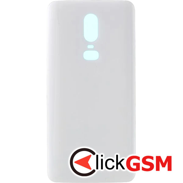 Piesa Capac Spate White Oneplus 6 3mkt