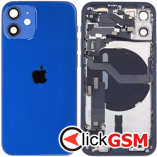 Piesa Carcasa Cu Capac Spate Albastru Apple Iphone 12 Mini 3zti