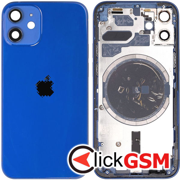 Piesa Carcasa Cu Capac Spate Albastru Apple Iphone 12 Mini 400c