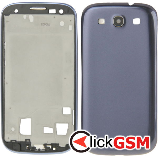 Piesa Carcasa Cu Capac Spate Albastru Samsung Galaxy S3 4al6