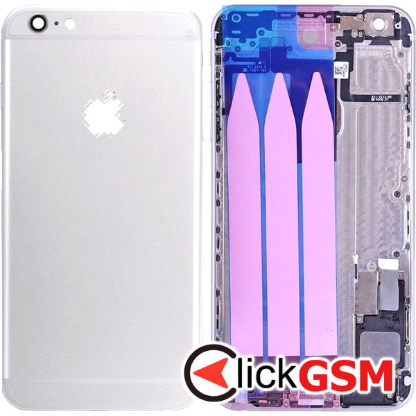 Piesa Piesa Carcasa Cu Capac Spate Argintiu Apple Iphone 6 Plus 4610