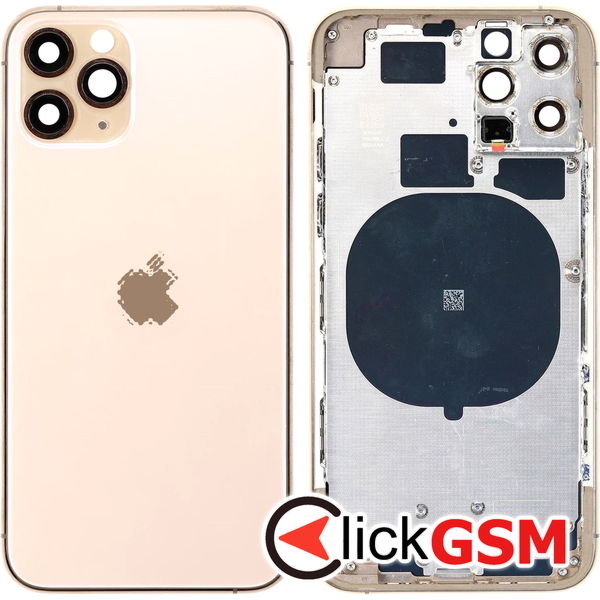 Piesa Piesa Carcasa Cu Capac Spate Auriu Apple Iphone 11 Pro 4699