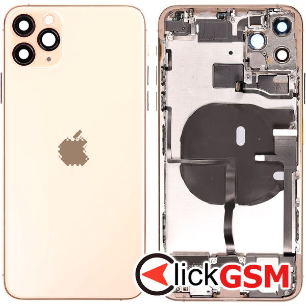 Piesa Carcasa Cu Capac Spate Auriu Apple Iphone 11 Pro Max 45u6