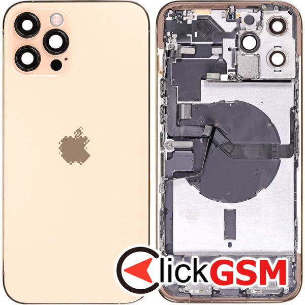 Piesa Carcasa Cu Capac Spate Auriu Apple Iphone 12 Pro Max 3zxa