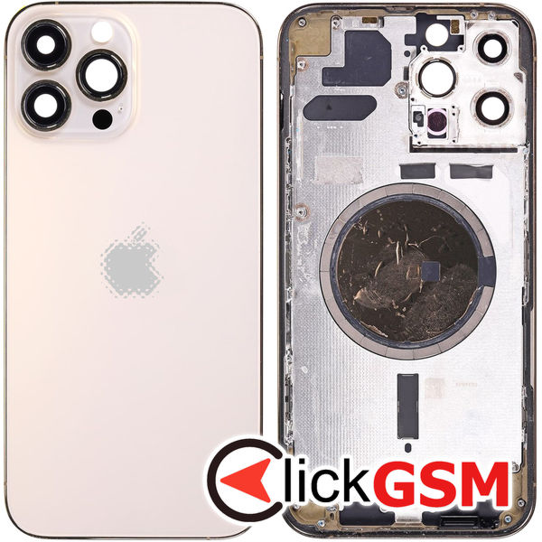 Piesa Piesa Carcasa Cu Capac Spate Auriu Apple Iphone 13 Pro Max 3zyq