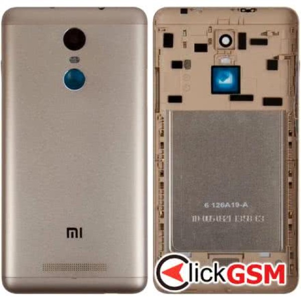 Piesa Carcasa Cu Capac Spate Auriu Xiaomi Redmi Note 3 Pro 1fto