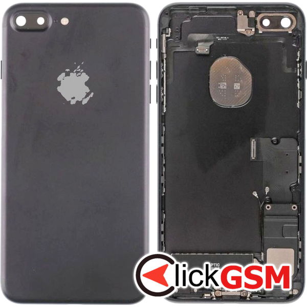 Piesa Piesa Carcasa Cu Capac Spate Black Apple Iphone 7 Plus 45zv