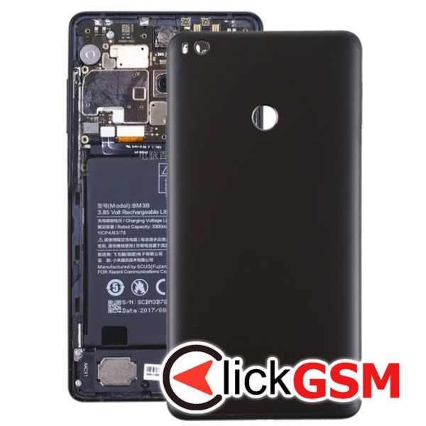 Piesa Piesa Carcasa Cu Capac Spate Black Xiaomi Mi Max 2 25us