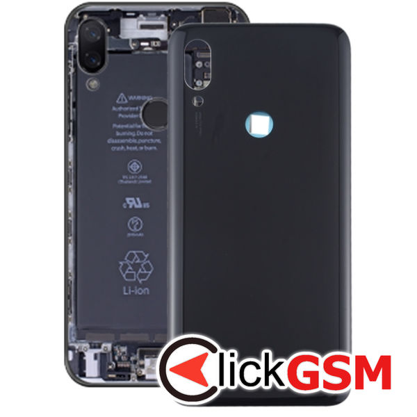 Piesa Piesa Carcasa Cu Capac Spate Black Xiaomi Redmi 7 25u7