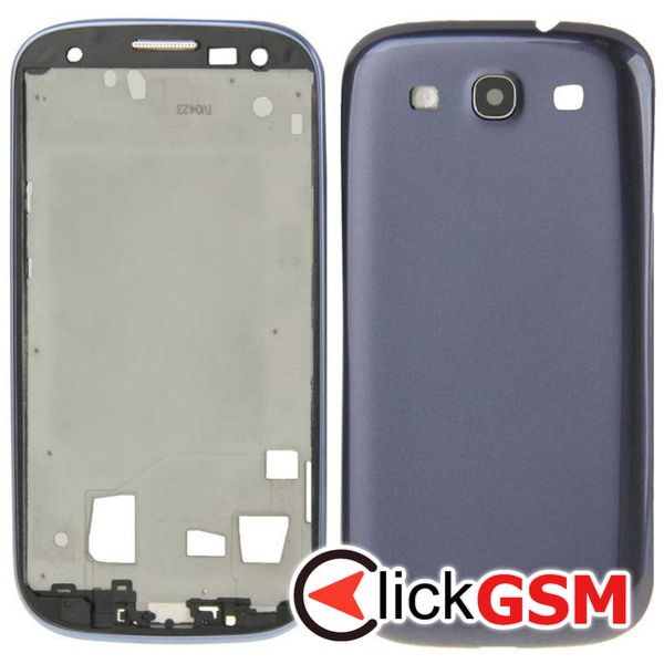 Piesa Piesa Carcasa Cu Capac Spate Blue Samsung Galaxy S3 4al6