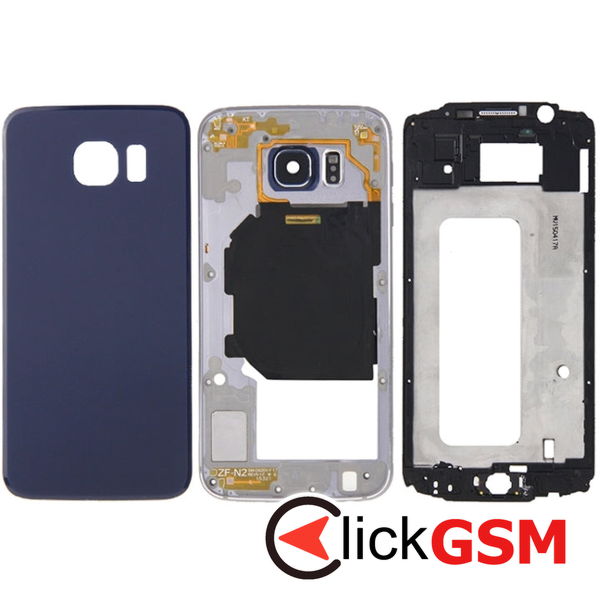 Piesa Carcasa Cu Capac Spate Blue Samsung Galaxy S6 4alh