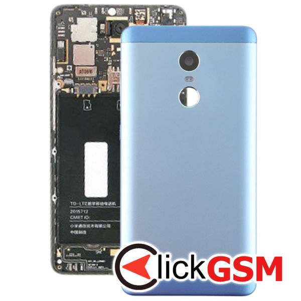 Piesa Piesa Carcasa Cu Capac Spate Blue Xiaomi Redmi Note 4x 25w9