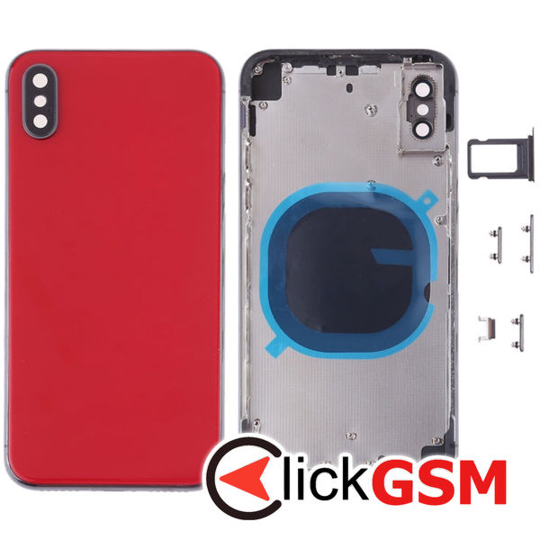 Piesa Piesa Carcasa Cu Capac Spate Geam Camera Si Suport Sim Apple Iphone X 4fwy