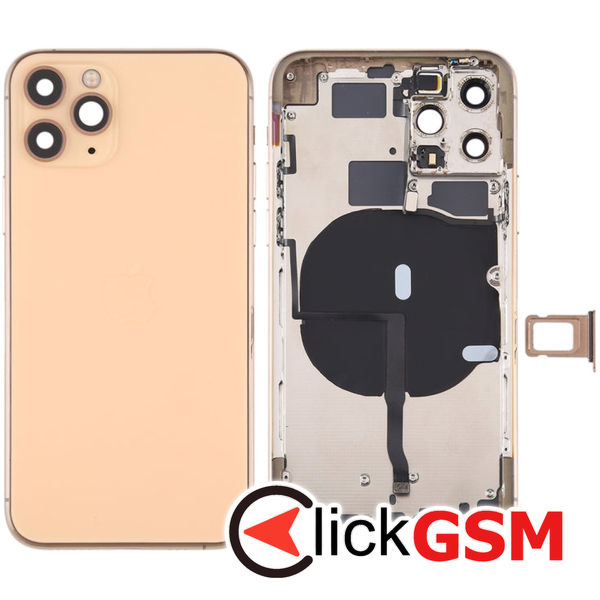 Piesa Piesa Carcasa Cu Capac Spate Gold Apple Iphone 11 Pro 4gyg