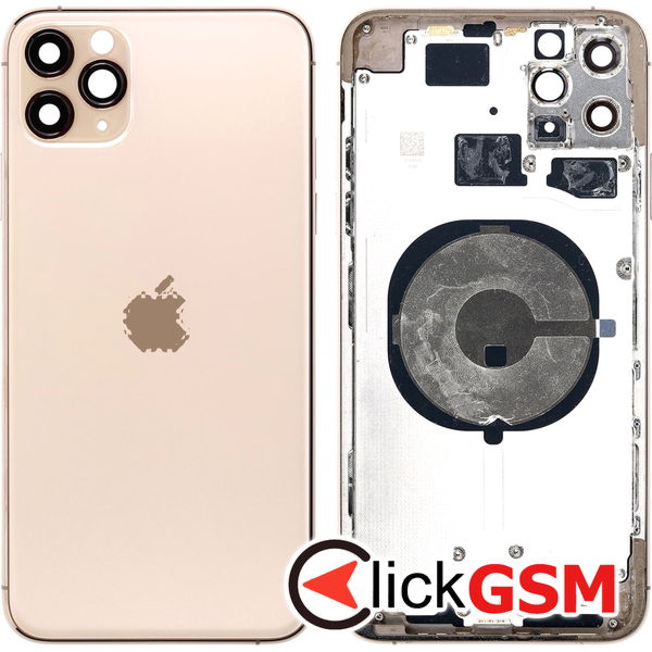 Piesa Piesa Carcasa Cu Capac Spate Gold Apple Iphone 11 Pro Max 46hv