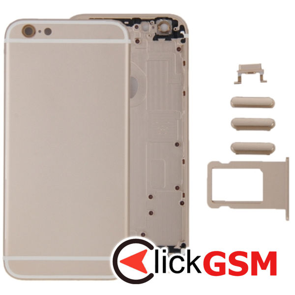 Piesa Piesa Carcasa Cu Capac Spate Gold Apple Iphone 6 4ffa