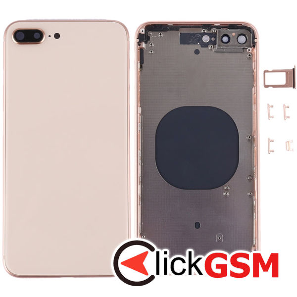 Piesa Piesa Carcasa Cu Capac Spate Gold Apple Iphone 8 Plus 4fzc