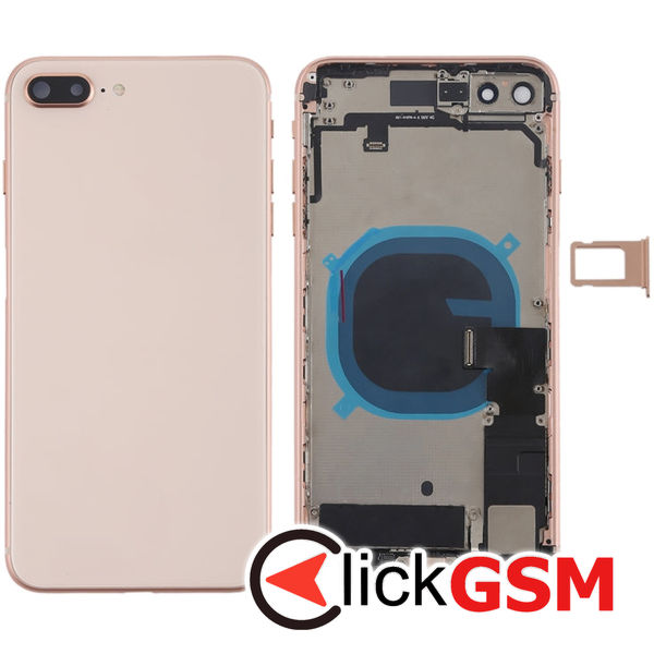 Piesa Piesa Carcasa Cu Capac Spate Gold Apple Iphone 8 Plus 4g92