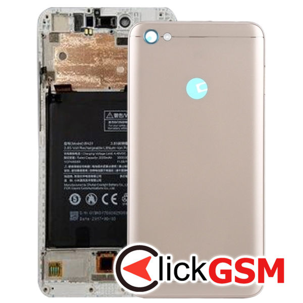 Piesa Piesa Carcasa Cu Capac Spate Gold Xiaomi Redmi Note 5a 25vm