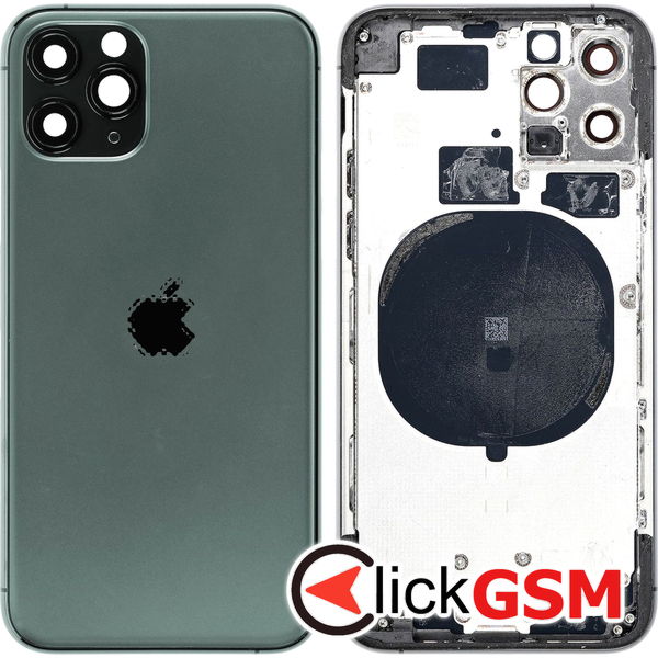 Piesa Piesa Carcasa Cu Capac Spate Green Apple Iphone 11 Pro 466n