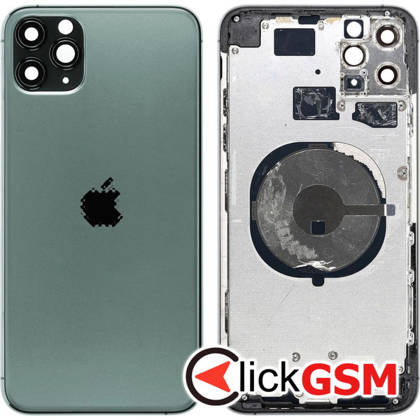 Piesa Piesa Carcasa Cu Capac Spate Green Apple Iphone 11 Pro Max 46ij