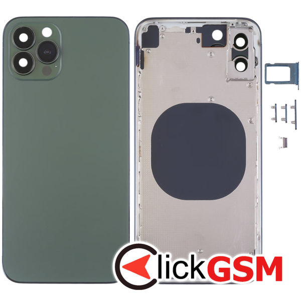 Piesa Piesa Carcasa Cu Capac Spate Green Apple Iphone X 4ftl