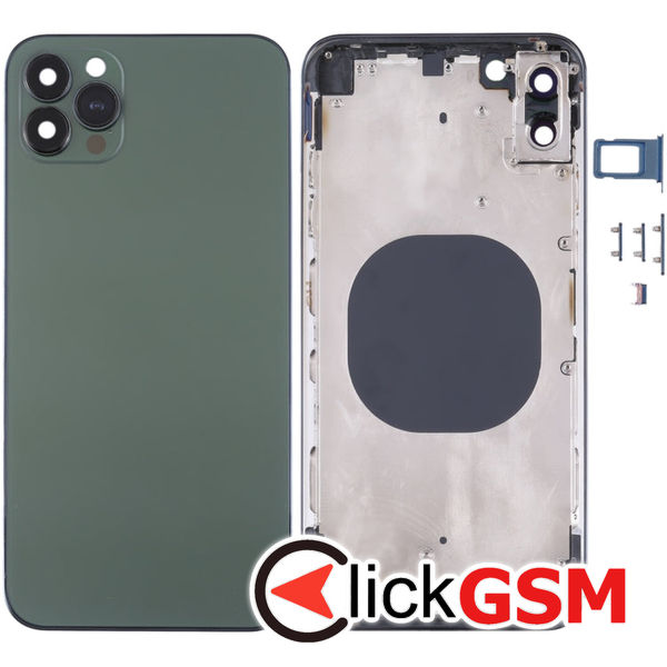 Piesa Piesa Carcasa Cu Capac Spate Green Apple Iphone Xs Max 4fpu