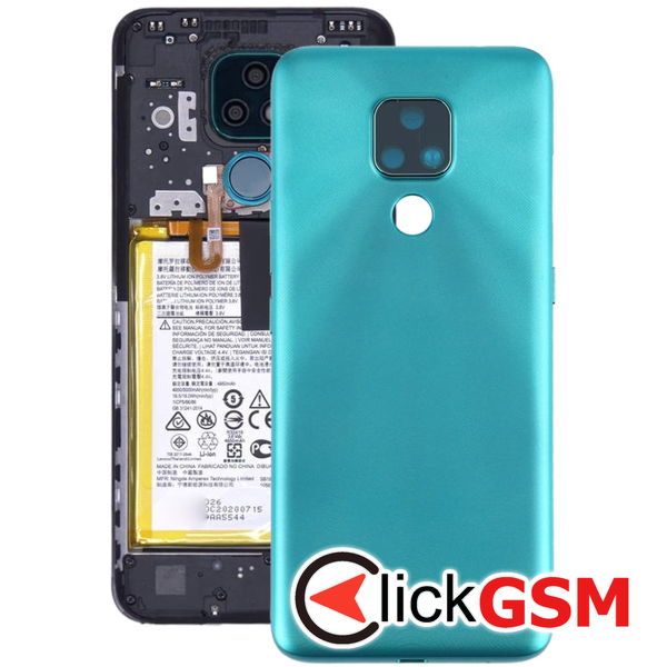 Piesa Carcasa Cu Capac Spate Green Motorola Moto E7 22iv