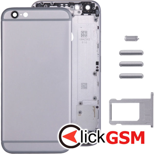 Piesa Carcasa Cu Capac Spate Gri Apple Iphone 6 Plus 4fcl