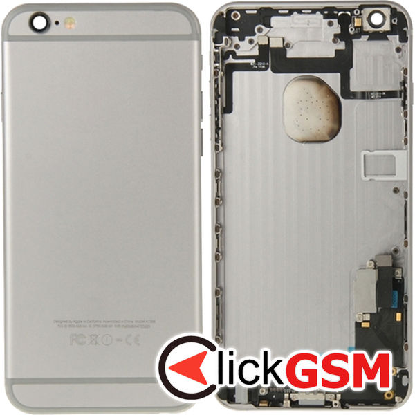 Piesa Piesa Carcasa Cu Capac Spate Gri Apple Iphone 6 Plus 4fco