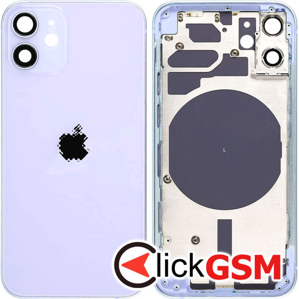 Piesa Piesa Carcasa Cu Capac Spate Mov Apple Iphone 12 Mini 3zya