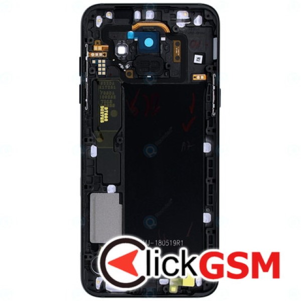 Piesa Piesa Carcasa Cu Capac Spate Negru Samsung Galaxy A6 2018 N91