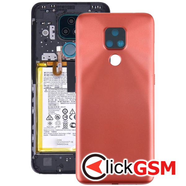 Piesa Carcasa Cu Capac Spate Orange Motorola Moto E7 22ik