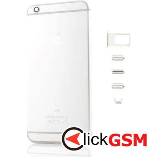 Piesa Carcasa Cu Capac Spate Pentru Apple Iphone 6s Plus Alb A7h