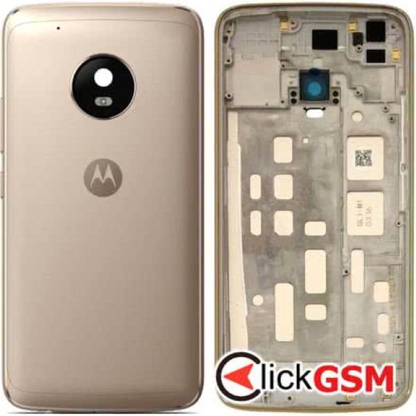 Piesa Carcasa Cu Capac Spate Pentru Motorola Moto G5 Plus Auriu 1gjc