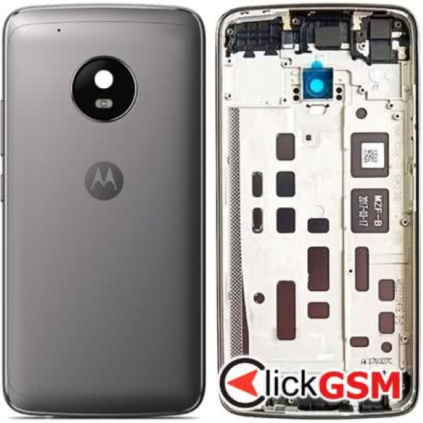 Piesa Carcasa Cu Capac Spate Pentru Motorola Moto G5 Plus Gri 1gje