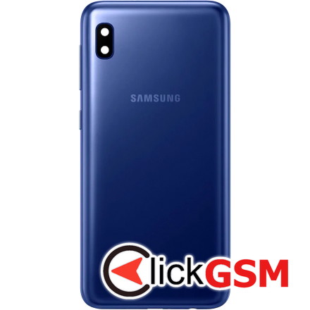 Piesa Carcasa Cu Capac Spate Pentru Samsung Galaxy A10 Albastru E1o