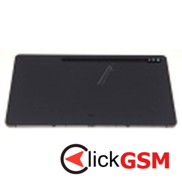 Piesa Piesa Carcasa Cu Capac Spate Pentru Samsung Galaxy Tab S7+ Negru 1s41